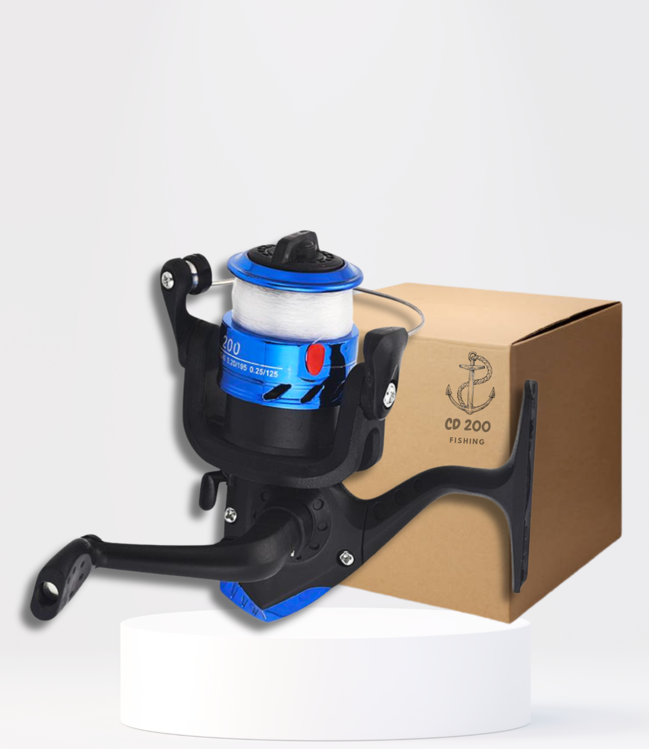 POYRAZ Olta Makinesi Misinalı Çelik Bilye CD200BLUE