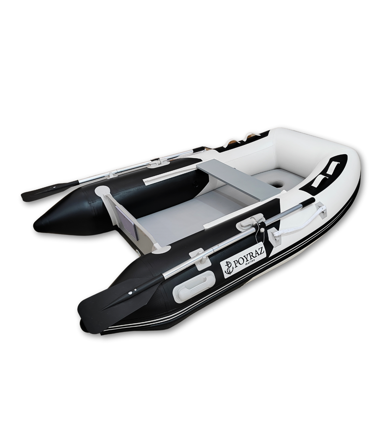 POYRAZ Şişme Bot 2.40m Zodyak Tip Şişme Taban 1.2mm Ekstra Kalın