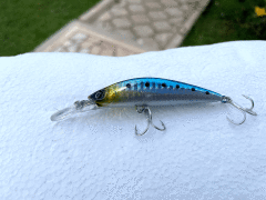 Rapala Suni Yem Mavi Sahte Balık 16G - 70MM - 9153