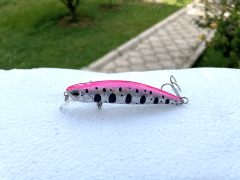 Rapala Suni Yem Pembe Sahte Balık 11G - 75MM - 9052
