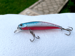 Rapala Suni Yem Mavi Pembe Sahte Balık 11G - 75MM - 9052