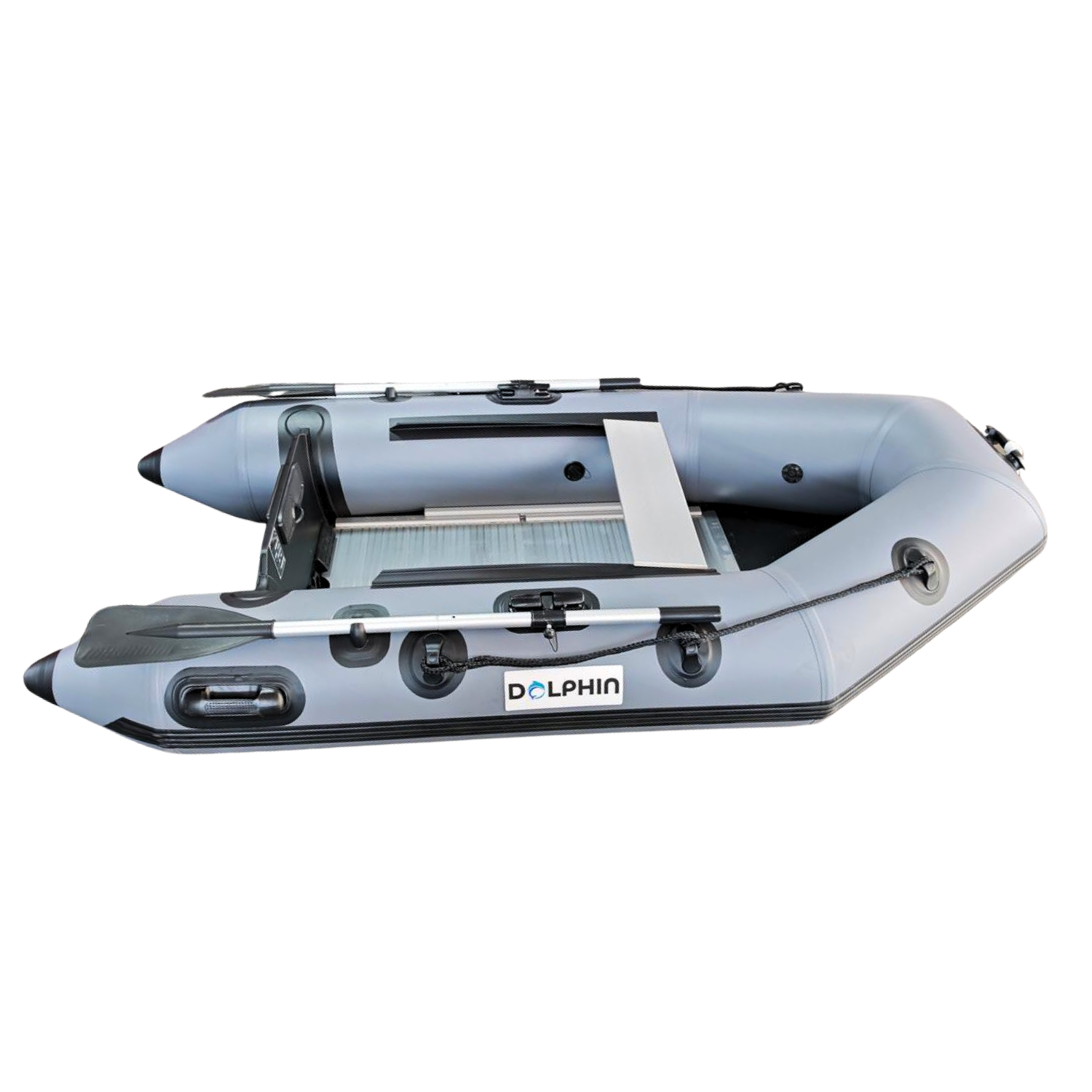 DOLPHIN Şişme Bot 2.40m Zodyak Tip Alüminyum Taban GRİ
