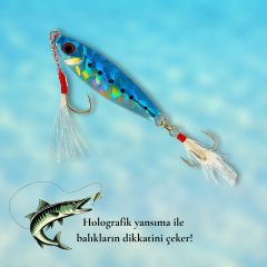 Jig Seti 4 Lü  Suni Yem Holografik Jig