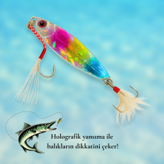 Jig Seti 4 Lü  Suni Yem Holografik Jig