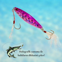 Jig Seti 4 Lü  Suni Yem Holografik Jig