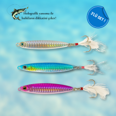 Jig Seti 3 Lü 20 GR Suni Yem Holografik Jig