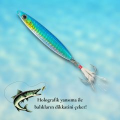 Jig Seti 3 Lü 20 GR Suni Yem Holografik Jig