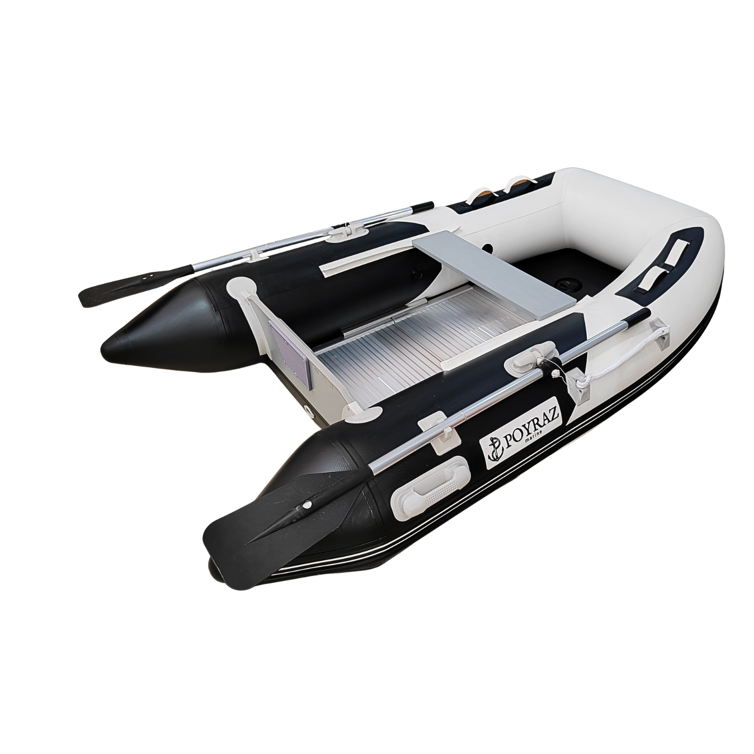 POYRAZ Şişme Bot 2.40m Zodyak Tip Alüminyum Taban 1.2mm Ekstra Kalın