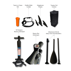 Paddle Board Stand Up Sup Şişme Sörf Tahtası 305*75*15 cm