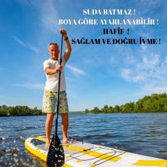 Alüminyum Kürek Paddle Sup Küreği Batmaz Boya Göre Ayarlanabilir