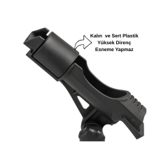 Tekne olta Tutacağı Kamış Tutucu 360 Derece Dönebilir Kilitli Mekanizma