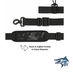 Avcı Balıkçı Çantası Balık Aksesuar Çantası Su İtici Gri Kamuflaj