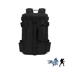 Dağcı Avcı Çantası Su İticili Çok Gözlü Outdoor Sırt Çantası Siyah