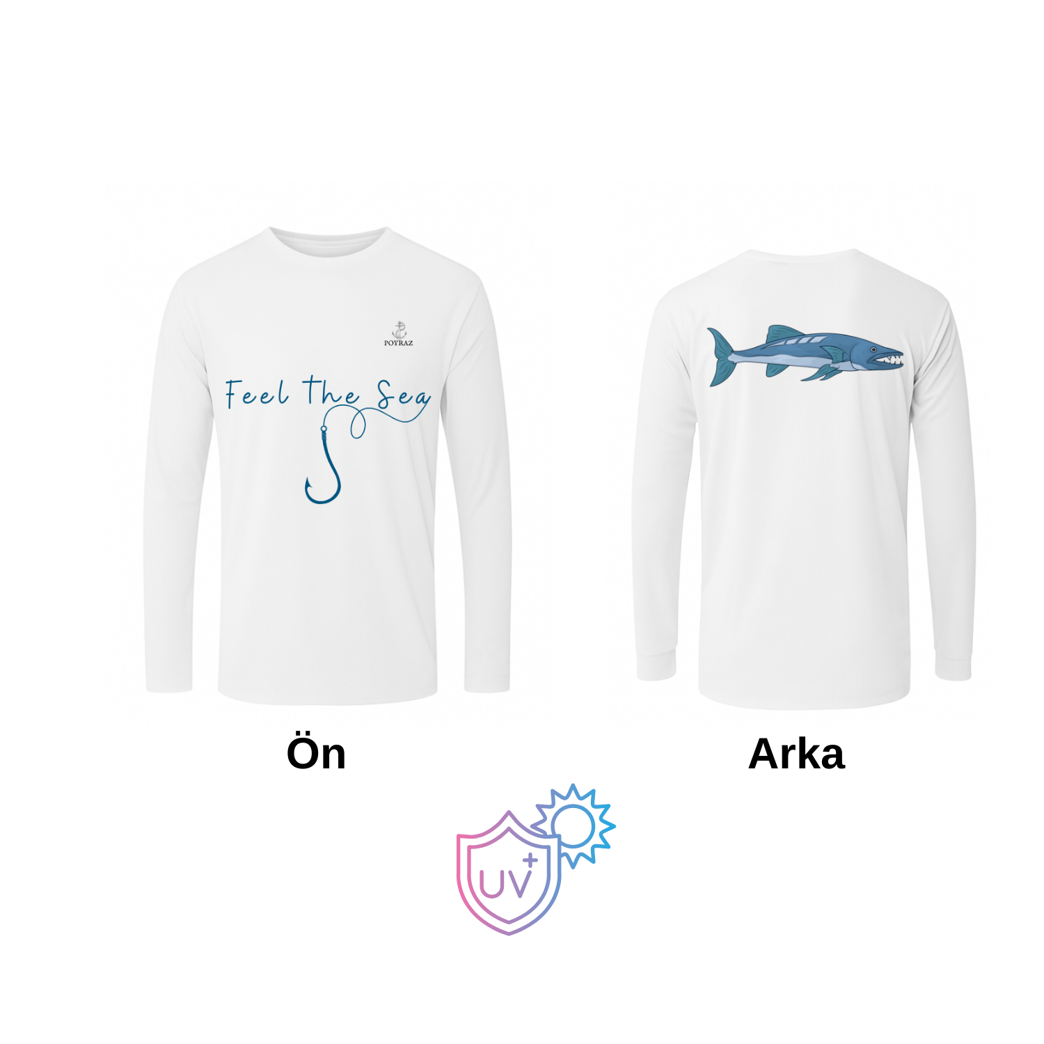 UV Korumalı Hava Alan Gözenekli Tshirt Uzun Kollu Tişört