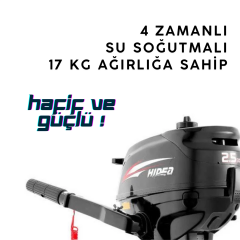 Hidea 2.5 Hp Kısa Şaft Deniz Motoru