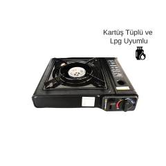 Cmax Kartüşlü Kamp Ocağı Lpg Uyumlu