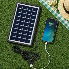 Powerdex Güneş Enerjili Solar Şarj Paneli Telefon Tablet Şarj Etme Paneli Solar Şarj Cihazı Solar Panel
