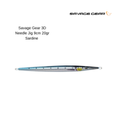Savage Gear 3D Needle Jig 9cm 20gr Sardine PHP