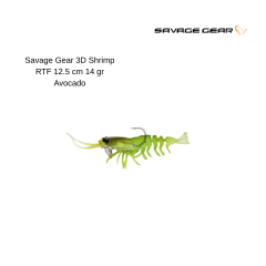 Savage Gear 3D Shrimp RTF 12.5 cm 14 gr Avocado 2 Pcs