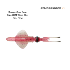 Savage Gear Swim Squid RTF 18cm 90gr Pink Glow