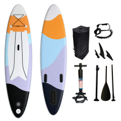 Paddle Sup Board Desenli 300x75x15 Çift Katman Kaydırmaz