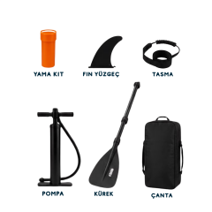 Dolphin Paddle Sup Board 330x79x15 Yeşil Çift Katman