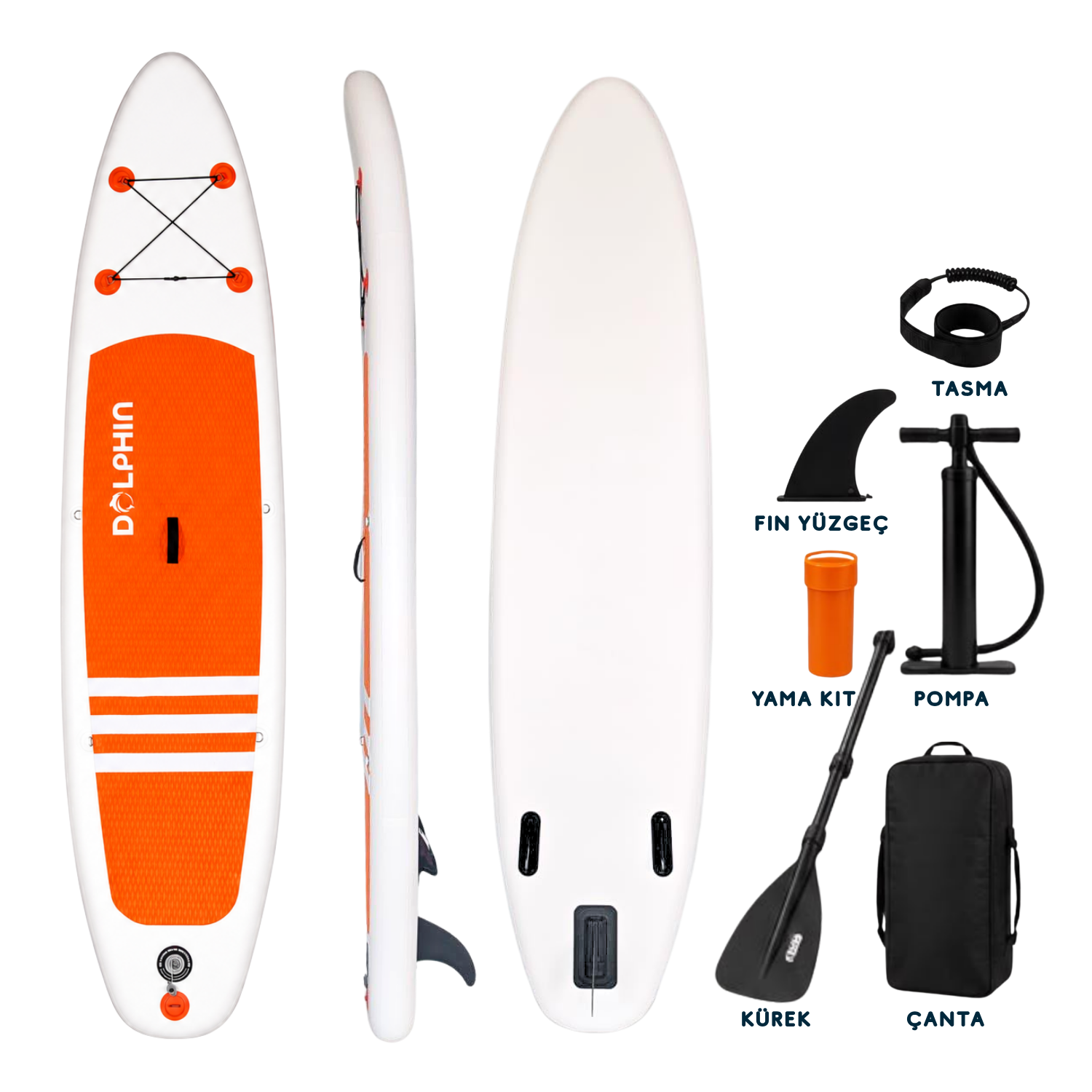 Dolphin Paddle Sup Board 330x79x15 Turuncu Çift Katman