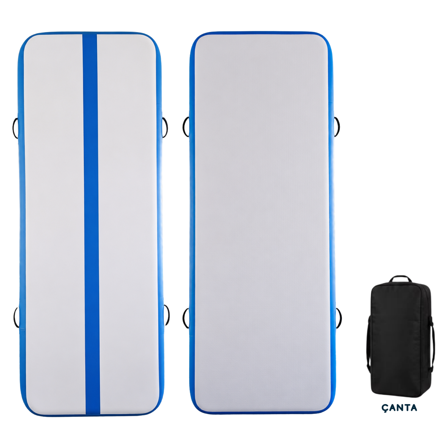 Yoga Board Paddle Yoga Pilates Sup 300x100cm Mavi