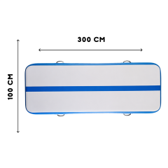Yoga Board Paddle Yoga Pilates Sup 300x100cm Mavi